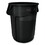 Rubbermaid RCP264360BK Brute Vented Trash Receptacle, Round, 44 Gal, Black, Price/EA