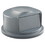 Rubbermaid RCP264788GRA Round Brute Dome Top Receptacle, Push Door, 24 13/16 X 12 5/8, Gray, Price/EA