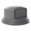 Rubbermaid RCP265788GY Round Brute Dome Top Lid For 55gal Waste Containers, 27 1/4" Dia, Gray, Price/EA