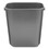 Rubbermaid RCP295500BK Deskside Plastic Wastebasket, Rectangular, 3 1/2 Gal, Black, Price/EA