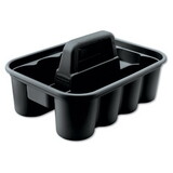 Rubbermaid RCP315488BLA Deluxe Carry Caddy, 8-Comp, 15w X 7 2/5h, Black