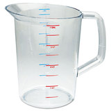 Rubbermaid RCP3218CLE Bouncer Measuring Cup, 4qt, Clear