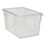 Rubbermaid RCP3301CLE Food/tote Boxes, 21 1/2gal, 26w X 18d X 15h, Clear, Price/EA
