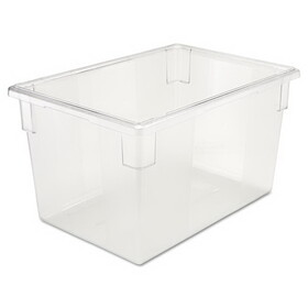 Rubbermaid RCP3301CLE Food/Tote Boxes, 21.5 gal, 26 x 18 x 15, Clear, Plastic