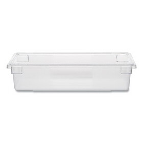Rubbermaid RCP3308CLE Food/tote Boxes, 8 1/2gal, 26w X 18d X 6h, Clear