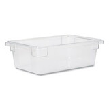 Rubbermaid RCP3309CLE Food/tote Boxes, 3 1/2gal, 18w X 12d X 6h, Clear