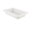 Rubbermaid RCP3507WHI Food/Tote Boxes, 2 gal, 18 x 12 x 3.5, White, Plastic, Price/EA