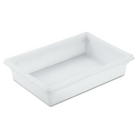 Rubbermaid RCP3508WHI Food/Tote Boxes, 8.5 gal, 26 x 18 x 6, White, Plastic