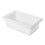 Rubbermaid RCP3509WHI Food/tote Boxes, 3.5gal, 18w X 12d X 6h, White, Price/EA
