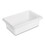 Rubbermaid RCP3509WHI Food/tote Boxes, 3.5gal, 18w X 12d X 6h, White, Price/EA