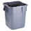 Rubbermaid RCP352600GY Square Brute Container, 28 gal, Polyethylene, Gray, Price/EA