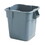 Rubbermaid RCP352600GY Square Brute Container, 28 gal, Polyethylene, Gray, Price/EA