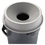 Rubbermaid RCP3543GRA Round Brute Funnel Top Receptacle, 22 3/8 X 5, Gray, Price/EA