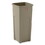 Rubbermaid RCP356988BG Untouchable Waste Container, Square, Plastic, 23gal, Beige, Price/EA