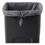 Rubbermaid RCP356988BK Untouchable Square Waste Receptacle, 23 gal, Plastic, Black, Price/EA