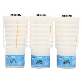 Rubbermaid RCP402112 TCell Microtrans Odor Neutralizer Refill, Blue Splash, 48 mL, 6/Carton