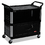 Rubbermaid RCP4095BLA Xtra Equipment Cart, 300-Lb Cap, Three-Shelf, 20-3/4w X 40-5/8d X 37-4/5h, Black, Price/EA