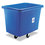 Rubbermaid RCP461673BE Recycling Cube Truck, 120 gal, 500 lb Capacity, Polyethylene, Blue, Price/EA