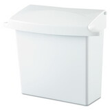 Rubbermaid RCP614000 Sanitary Napkin Receptacle with Rigid Liner, Plastic, White