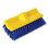 Rubbermaid RCP6337BLU Bi-Level Deck Scrub Brush, Polypropylene Fibers, 10 Plastic Block, Tapered Hole, Price/EA
