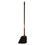 Rubbermaid RCP637400BLA Angled Lobby Broom, Poly Bristles, 35" Handle, Black, Price/EA