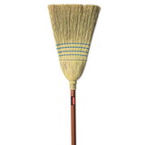 Rubbermaid RCP6383 Warehouse Corn-Fill Broom, 38-In Handle, Blue