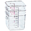 Rubbermaid RCP6509WHI Spacesaver Square Container Lids, 8 4/5w X 8 3/4d, White, Price/EA