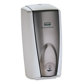 Rubbermaid RCP750140CT AutoFoam Touch-Free Dispenser, 1,100 mL, 5.18 x 5.25 x 10.86, White/Gray Pearl