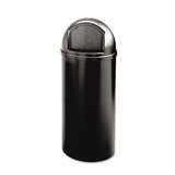 Rubbermaid RCP817088BK Marshal Classic Container, Round, Polyethylene, 25gal, Black
