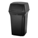 Rubbermaid FG917188BLA Ranger Fire-Safe Container, Square, Structural Foam, 45 gal, Black
