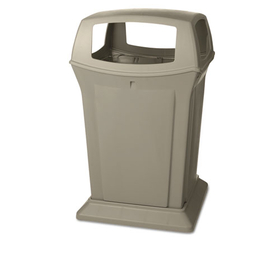 Rubbermaid RCP917388BEI Ranger Fire-Safe Container, 45 gal, Structural Foam, Beige
