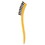 Rubbermaid RCP9B56BLA Synthetic-Fill Tile & Grout Brush, 8 1/2" Long, Yellow Plastic Handle, Price/EA
