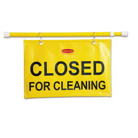 Rubbermaid FG9S1500YEL Site Safety Hanging Sign, 50w x 1d x 13h, Yellow