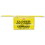 Rubbermaid RCP9S1600YL Site Safety Hanging Sign, 50" X 1" X 13", Multi-Lingual, Yellow, Price/EA