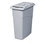 Rubbermaid RCP9W15LGY Slim Jim Confidential Document Receptacle W/lid, Rectangle, 23gal, Light Gray, Price/EA