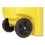 Rubbermaid RCP9W27YEL Square Brute Rollout Container, 50 gal, Molded Plastic, Yellow, Price/EA