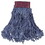Rubbermaid RCPD253BLUEA Super Stitch Blend Mop Head, Large, Cotton/Synthetic, Blue, Price/EA