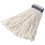 Rubbermaid Commercial RCPE43812 Looped-End Mop Head, Rayon, 24oz, White, 12/Carton, Price/CT