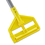 Rubbermaid RCPH135 Invader Aluminum Side-Gate Wet-Mop Handle, 1 Dia X 54, Gray/yellow, Price/EA