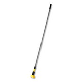 Rubbermaid RCPH246GY Fiberglass Gripper Mop Handle, Yellow/gray
