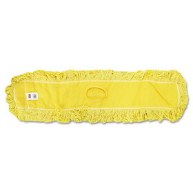 Rubbermaid RCPJ15700YEL Trapper Commercial Dust Mop, Looped-End Launderable, 5" X 48", Yellow