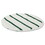 Rubbermaid FGP26900WH00 Low Profile Scrub-Strip Carpet Bonnet, 19" Diameter, White/Green, Price/EA