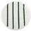 Rubbermaid RCPP271 Low Profile Scrub-Strip Carpet Bonnet, 21" Dia, White/green, Price/EA