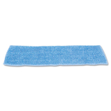 Rubbermaid RCPQ409BLUCT Economy Wet Mopping Pad, Microfiber, 18