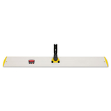 Rubbermaid RCPQ580YEL Hygen Quick Connect Single-Sided Frame, 36 1/10w X 3 1/2d, Yellow
