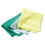Rubbermaid RCPQ610 Reusable Cleaning Cloths, Microfiber, 16 X 16, Yellow, 12/carton, Price/CT