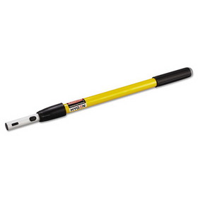 Rubbermaid Commercial HYGEN RCPQ745 HYGEN Quick-Connect Extension Handle, 20" to 40", Yellow/Black