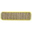Rubbermaid RCPQ810YEL Microfiber Scrubber Pad, Vertical Polyprolene Stripes, 18", Yellow, 6/carton, Price/CT