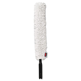 Rubbermaid RCPQ852WHI Hygen Quick-Connect Flexible Dusting Wand, 28 3/8