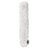 Rubbermaid RCPQ853WHI Hygen Quick-Connect Microfiber Dusting Wand Sleeve, 6/carton